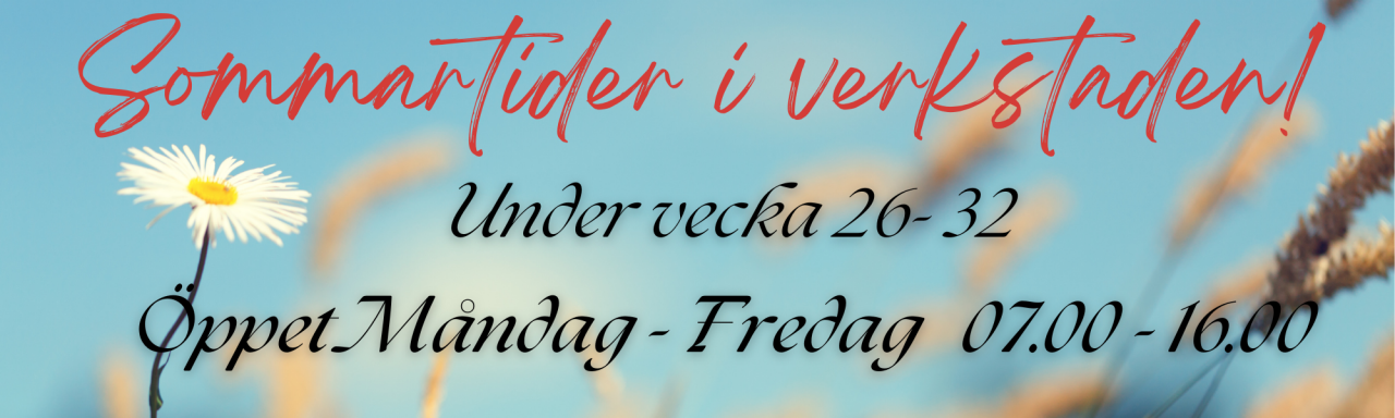Öppettider helgdagar - 2