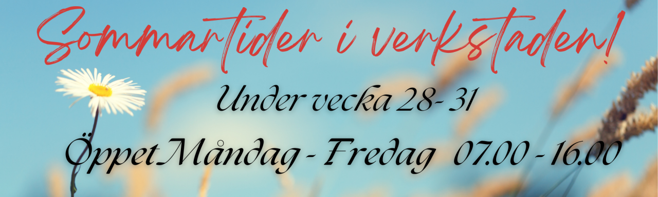 Öppettider helgdagar - 2